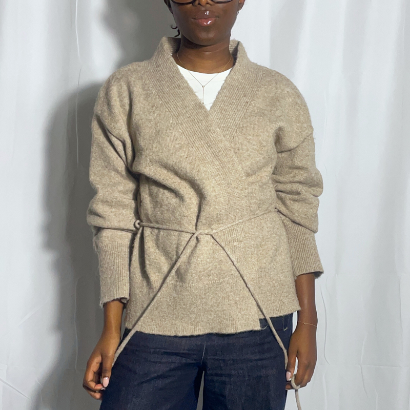 Knit Tie Waist Cardigan