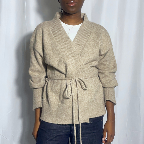 Knit Tie Waist Cardigan