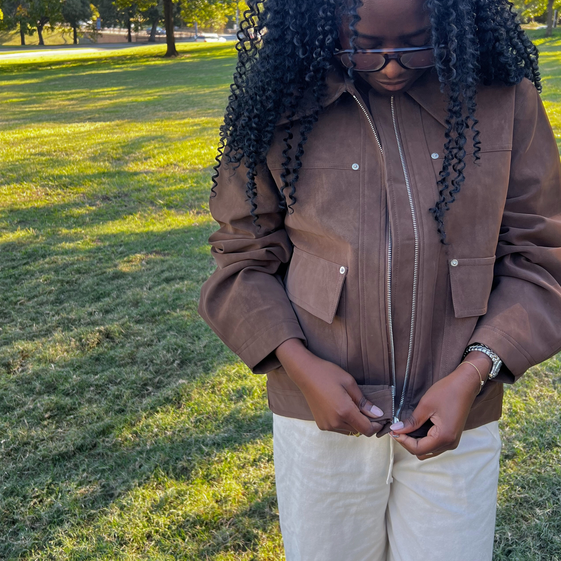 The Chocolate Structured Jacket