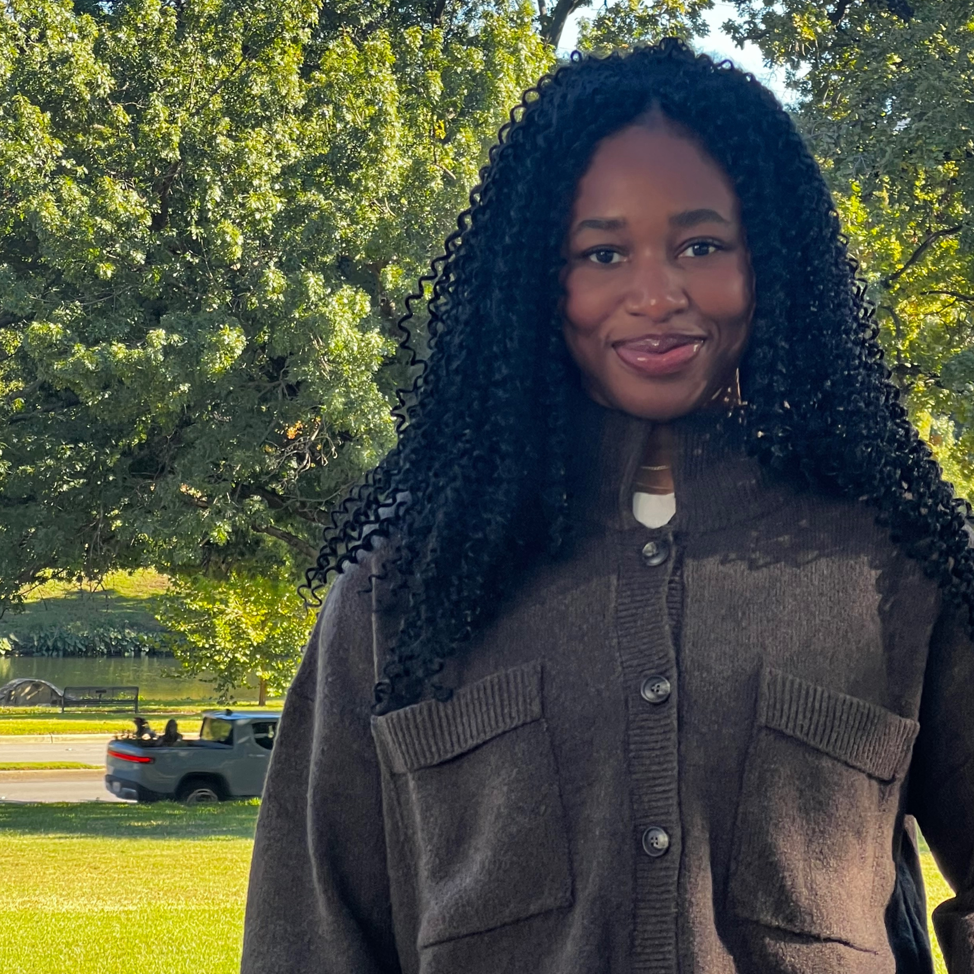 The High Collar Knit Cardigan