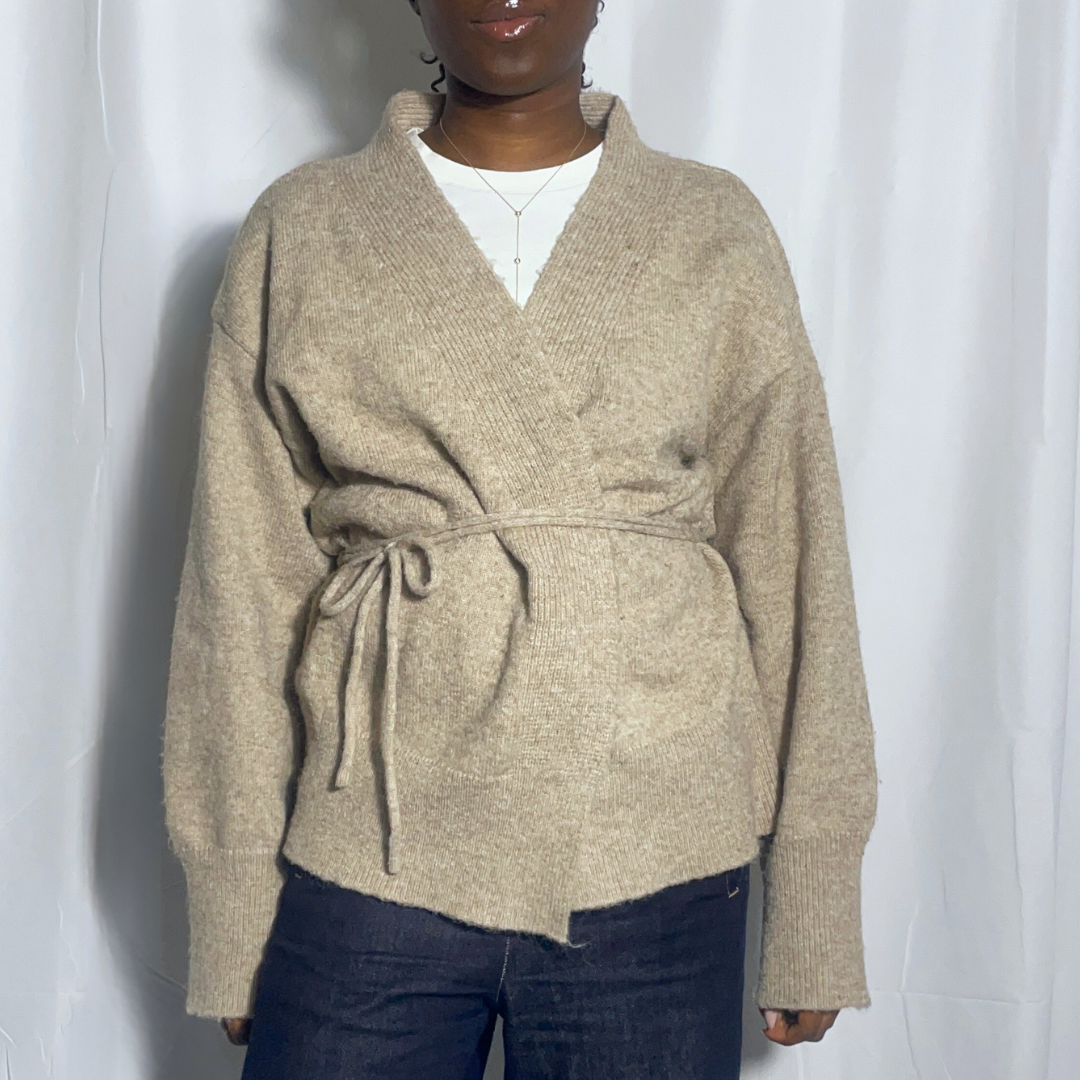 The Knit Tie Waist Cardigan