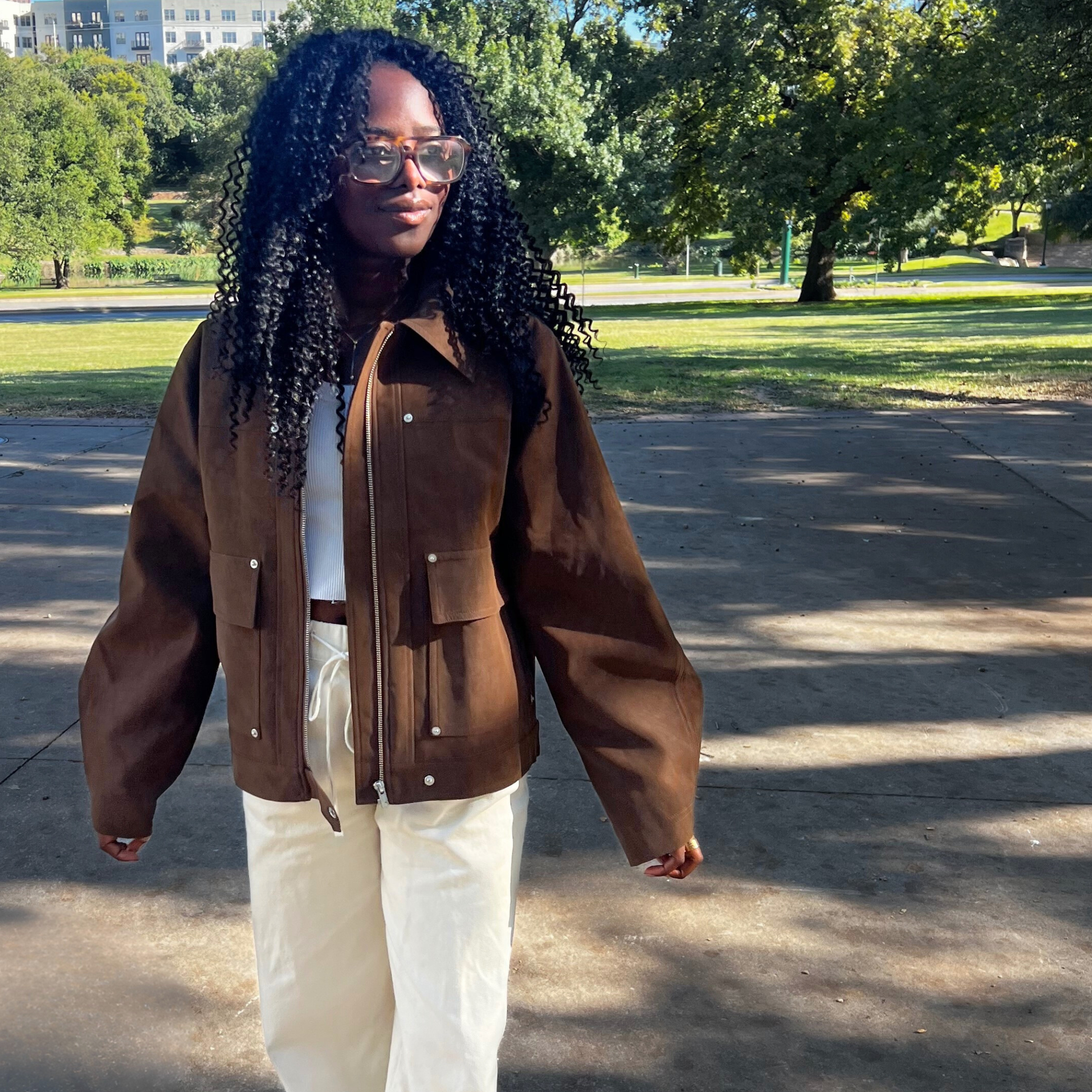 The Chocolate Structured Jacket