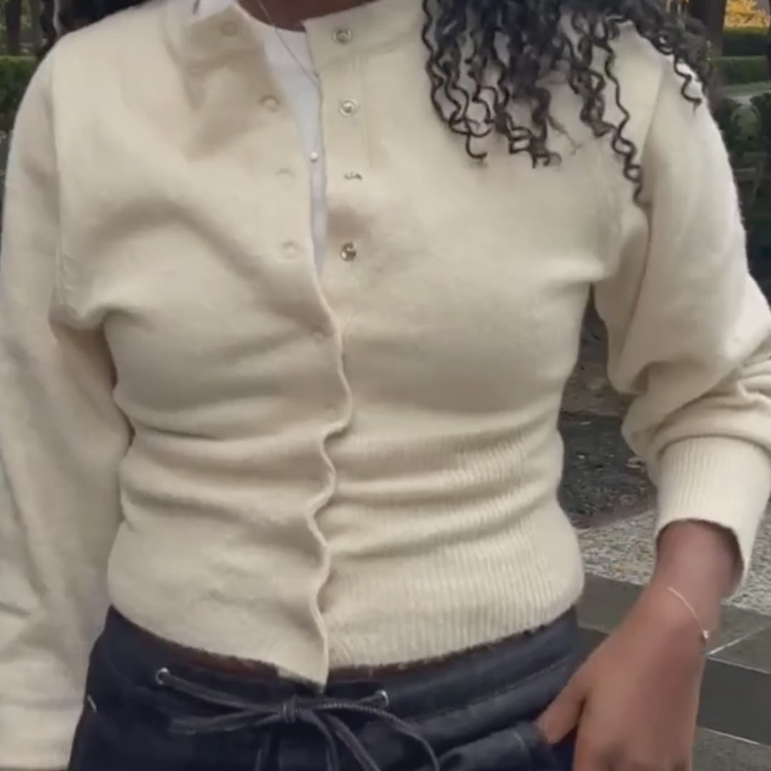 The Oat Button Up Cardigan